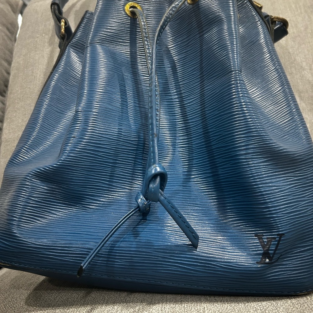 Louis Vuitton Textured Navy Bag